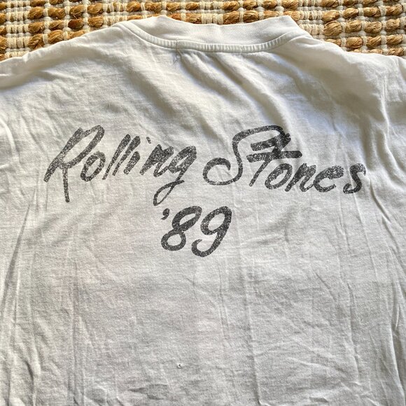 Daydreamer Rolling Stones '89 Weekend Tee – Vintage White (Size Small) - Picture 9 of 14